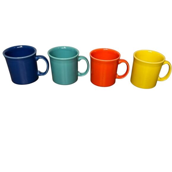 FIESA Set of 4 Colorful Coffee Mugs - Picture 1 of 7